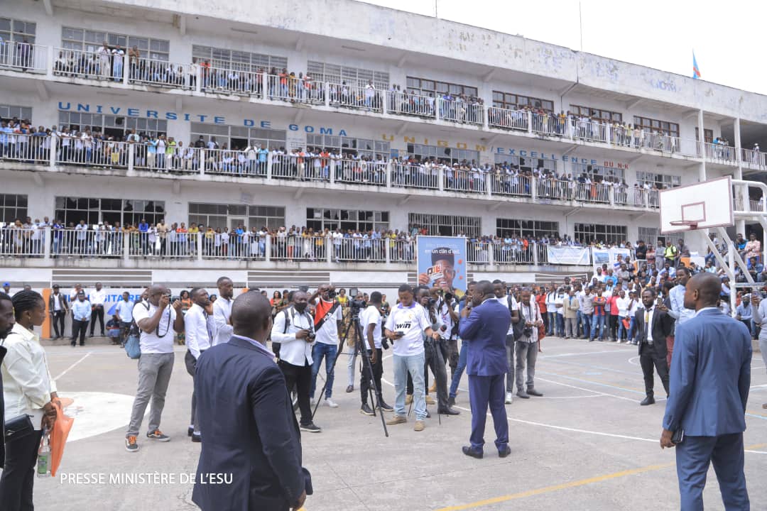 ESU : Muhindo Nzangi inaugure 40 nouveaux locaux d’étudiants à l’Université de Goma