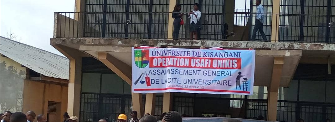 Kisangani : Le recteur Bongilo lance « USAFI UNIKIS », pour la salubrité dans l’environnement estudiantin
