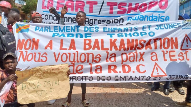 Kisangani / Marche de soutien aux FARDC : Tshisekedi appelé à rompre les relations diplomatiques avec le Rwanda