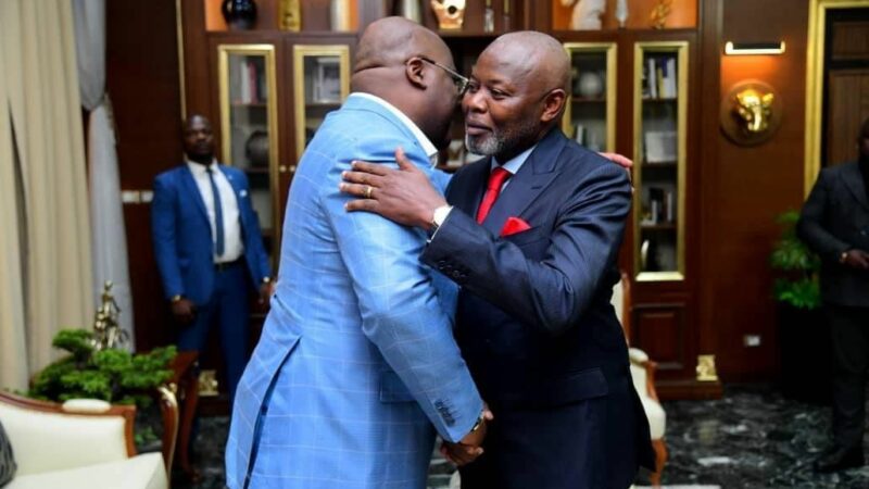 Retrouvailles Tshisekedi-Kamerhe: “Comment vas-tu, Vital, lance le président à l’endroit de VK qui répond :“c’est l’émotion Monsieur le Président” (Présidence)