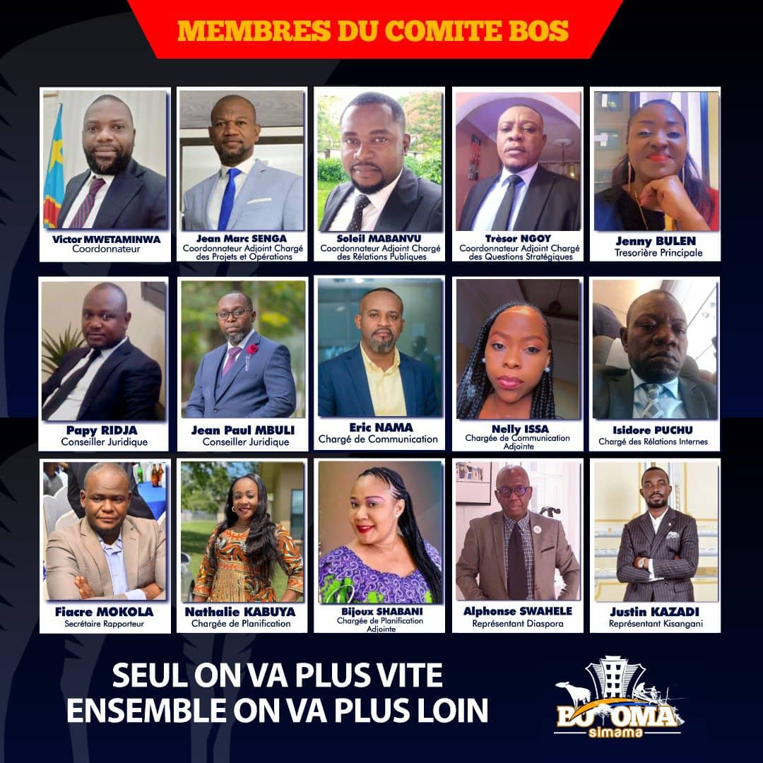 RDC: Des nouvelles nominations à la tête de Boyoma Simama