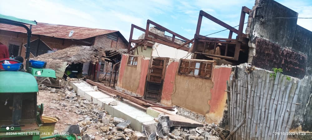 Tshopo: Des dégâts énormes après une forte pluie dans la cité de Lokutu